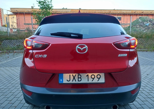 Mazda CX-3 cena 49900 przebieg: 280000, rok produkcji 2015 z Będzin małe 277